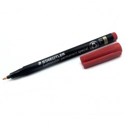 Маркер для линз STAEDTLER Lumocolor Special 0,6 мм красный